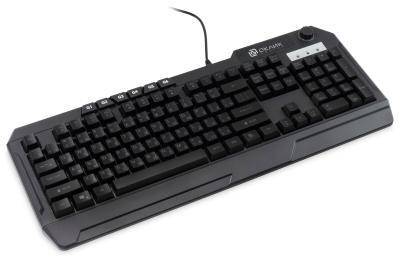 Клавиатура OKLICK 715G черный USB Multimedia for gamer LED (1680657) — фото 7