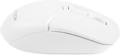 Мышь A4Tech Fstyler FB12 белый оптическая (1200dpi) беспроводная BT/Radio USB (3but) (FB12 WHITE) — фото 3