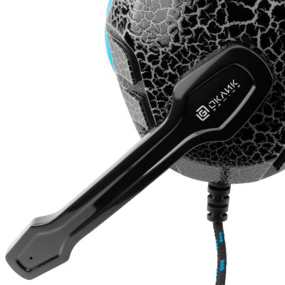 Наушники с микрофоном OKLICK HS-L400G ZEUS черный 1.8м мониторы — фото 28