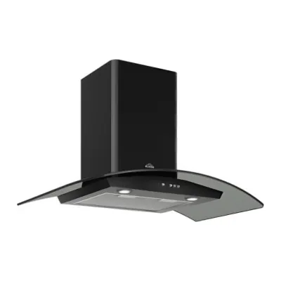 Вытяжка каминная без купола Elikor АМЕТИСТ 90П-650-К3Д черный/тонир