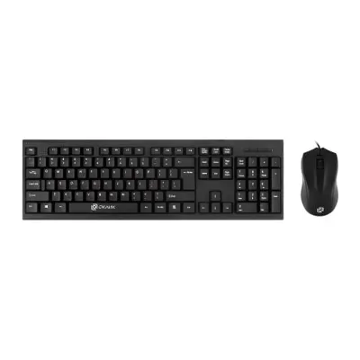 Клавиатура + мышь Oklick 620M черный USB