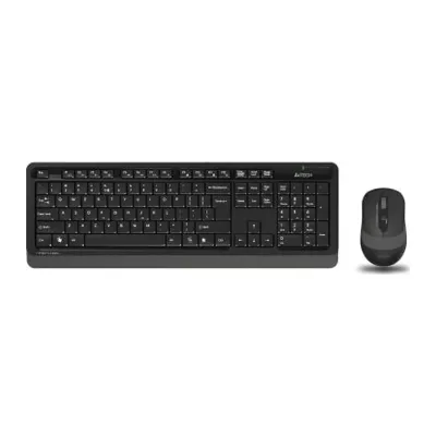 Клавиатура + мышь A4 Fstyler FG1010 клав:черный/серый мышь:черный/серый USB беспроводная Multimedia