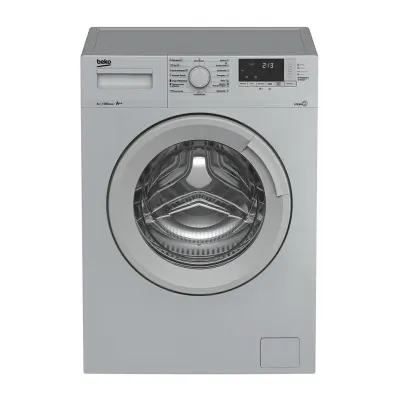 Стиральная машина фронтальная Beko WSRE6512ZSS серебристый (пар)