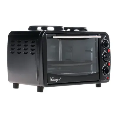 Мини-печь Великие Реки Днепр-1 (3300w /30л /2 КОНФОРКИ) черный