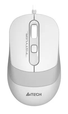 Мышь A4Tech Fstyler FM10 белый/серый оптическая (1600dpi) USB (4but)