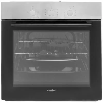 Духовой шкаф электрический SIMFER B6EM14011 серебристый