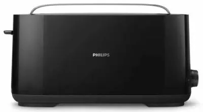 Тостер PHILIPS HD2590/90 чёрный  (1030w /1 длинная шахта)