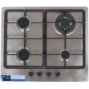 Поверхность газовая HAIER HHX-M64CWX нерж (эмаль),,,