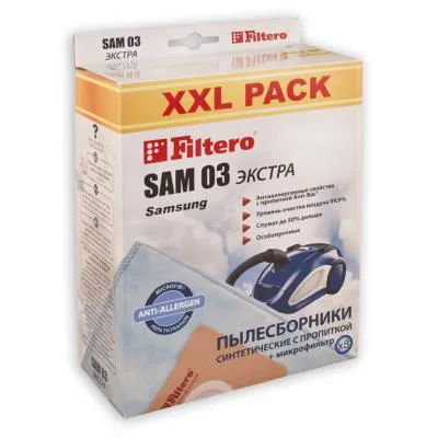 Filtero Мешки-пылесборники SAM 03 XXL Pack Экстра