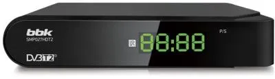 Цифровой ресивер DVB-T2 BBK SMP027HDT2 черный LCD дисплей