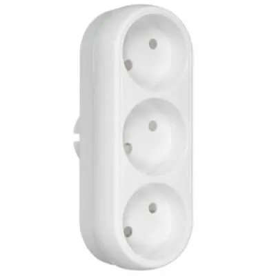 Сетевой разветвитель BURO BU-PS3-W (3 розетки) белый (пакет ПЭ)