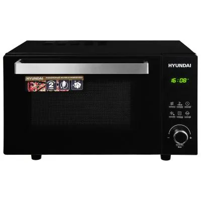 Микроволновая печь HYUNDAI HYM-D2073 черный  [800w /23л /электрон /дв. откидная]