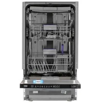 Встраиваемая посудомоечная машина 45см BEKO BDIS38120A белый (11 компл, 3 корз, инвертор, луч)