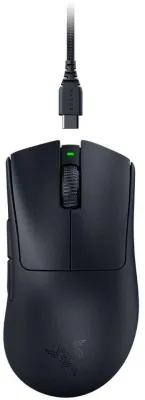 Мышь RAZER DeathAdder V3 Pro черный оптическая (30000dpi) беспроводная USB-C (5but) (RZ01-04630100-R3G1)