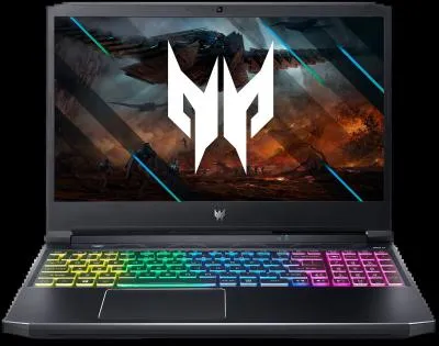 Ноутбук 15.6" ACER Predator PH315-54-5009 [NH.QC1ER.005] IPS FullHD/Core  i5-11400H/8/SSD 512Gb/NVIDIA GeForce RTX 3070 8Gb/no OS черный