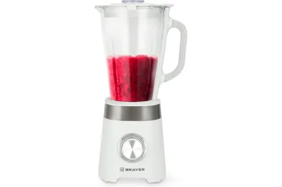 Блендер стационарный BRAYER BR1206 белый (800w/1.75л/4 нож.нерж.стал/импульс/колка льда)