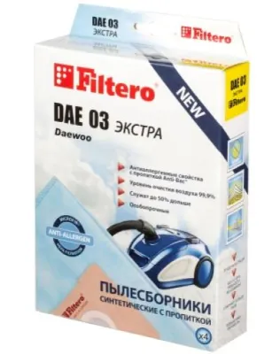 Filtero Мешки-пылесборники DAE 03 Экстра