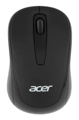 Мышь ACER OMR133 черный оптическая (1000dpi) беспроводная USB для ноутбука (2but) (ZL.MCEEE.01G)