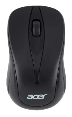 Мышь ACER OMR131 черный оптическая (1000dpi) беспроводная USB для ноутбука (2but) (ZL.MCEEE.01E)