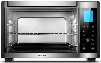 Мини-печь KRONA KRMO05 OFEN 35 BLS  (35л) 1600w /черный, сталь <дисплей /сенсор>