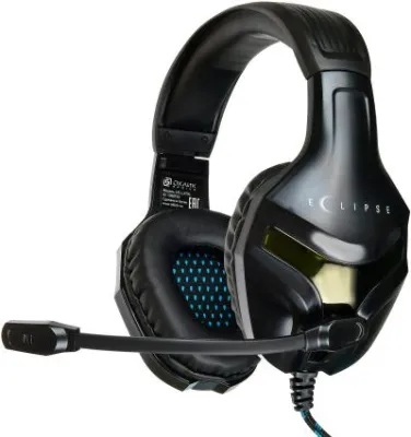 Наушники с микрофоном OKLICK HS-L370G ECLIPSE черный 1.9м мониторы