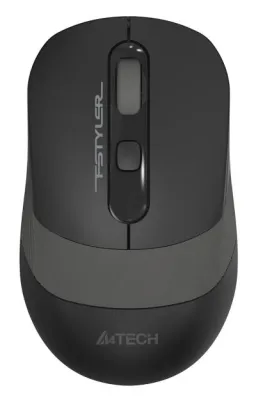 Мышь A4Tech Fstyler FG10S черный/серый оптическая (2000dpi) silent беспроводная USB (4but)