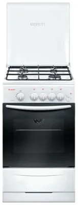Плита газовая GEFEST 3200-06 К33 белый реш.сталь (г/к конфорок)