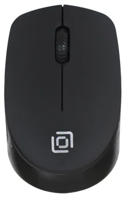 Мышь OKLICK 486MW черный оптическая (1000dpi) беспроводная USB (2but)