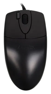 Мышь A4 OP-620D черный оптическая (800dpi) USB