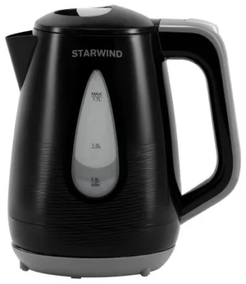 Чайник STARWIND SKP2316 пластик черный/серый