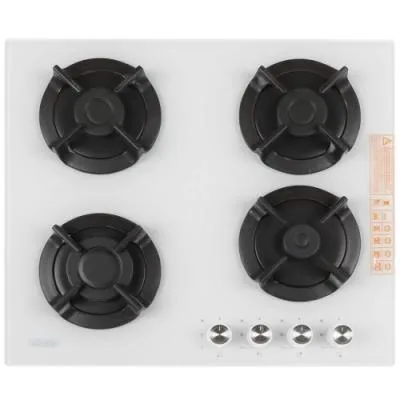 Поверхность газовая SIMFER H60N40W416 белый (стекло, чугун)