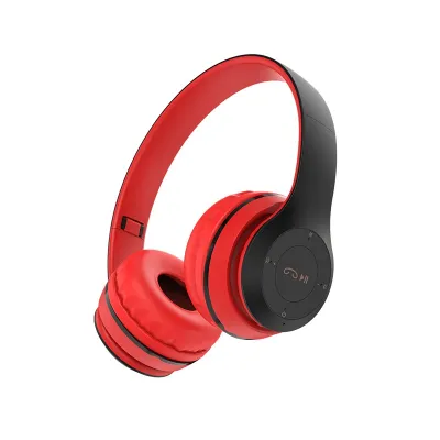 Наушники полноразмерные BOROFONE BO4, Charming rhyme, bluetooth, microSD, AUX, красный (6931474709899)
