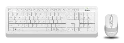 Клавиатура + мышь A4 Fstyler FG1010 клав:белый/серый мышь:белый/серый USB беспроводная Multimedia