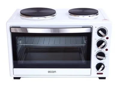 Мини-печь ECON ECO-GP3221MO  (32л) 1600w /белый <2 КОНФОРКИ>
