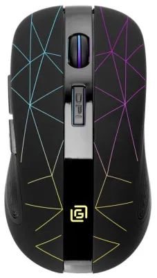 Мышь OKLICK 976GW черный оптическая (3200dpi) беспроводная USB (6but)