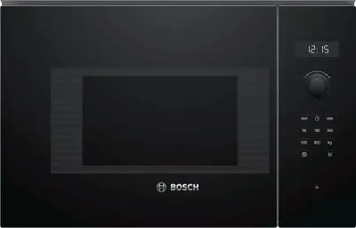 Встраиваемая микроволновая печь Bosch BFL524MB0 черный (20л)
