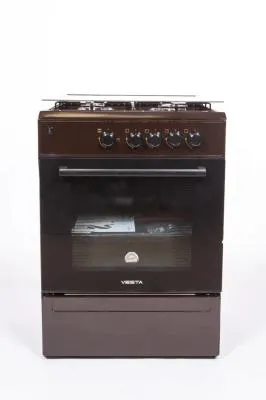 Плита газовая VESTA Bergamo VGG 10-G коричневый ГК полный