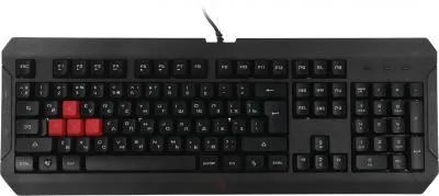 Клавиатура A4 Bloody Q100 черный USB Multimedia for gamer