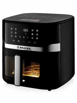 Аэрогриль BRAYER BR2040 черный (2300Вт /10л /12 программ / 2Тэна)