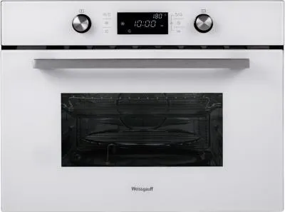 Духовой шкаф электрический с функцией СВЧ Weissgauff OE 449 PDW белый