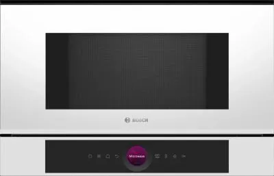 Встраиваемая микроволновая печь BOSCH BFL7221W1 белый (21л.)
