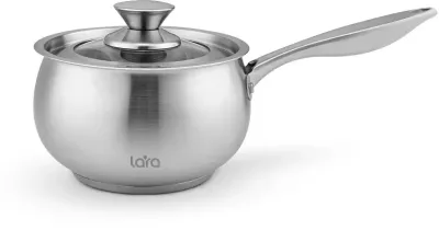 Сотейник LARA LR03-22  ТОКИО  (нерж)  16см 2,3л  /индукция