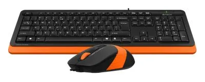 Клавиатура + мышь A4 Fstyler F1010 клав:черный/оранжевый мышь:черный/оранжевый USB Multimedia — фото 14