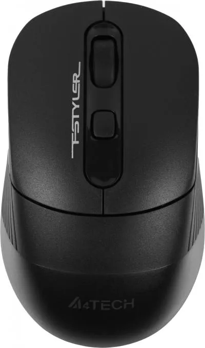 Мышь A4Tech Fstyler FB10C черный оптическая (2400dpi) беспроводная BT/Radio USB (4but) (FB10C STONE BLACK) — фото 1