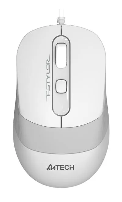 Мышь A4Tech Fstyler FM10 белый/серый оптическая (1600dpi) USB (4but) — фото 1