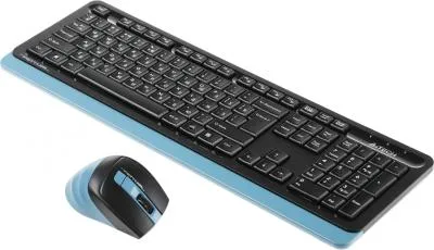 Клавиатура + мышь A4Tech Fstyler FG1035 клав:черный/синий мышь:черный/синий USB беспроводная Multimedia (FG1035 NAVY BLUE) — фото 5