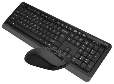 Клавиатура + мышь A4Tech Fstyler FG1012 клав:черный/серый мышь:черный USB беспроводная Multimedia — фото 10