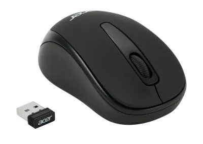 Мышь ACER OMR133 черный оптическая (1000dpi) беспроводная USB для ноутбука (2but) (ZL.MCEEE.01G) — фото 6