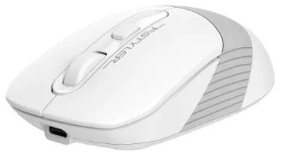 Мышь A4Tech Fstyler FB10C белый/серый оптическая (2400dpi) беспроводная BT/Radio USB (4but) (FB10C GRAYISH WHITE) — фото 10
