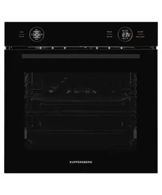 Духовой шкаф электрический KUPPERSBERG HT 612 Black (стекло, сенсор, телескоп) — фото 1